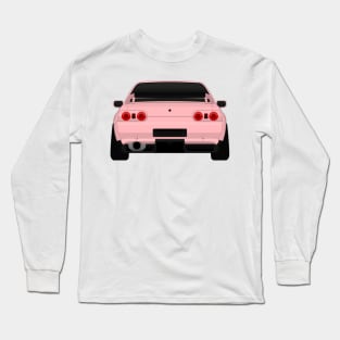 R32 rear Pink Long Sleeve T-Shirt